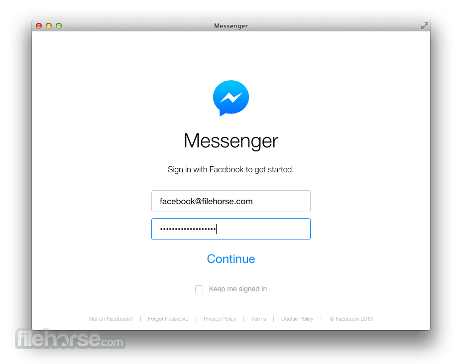 Download facebook messenger for mac